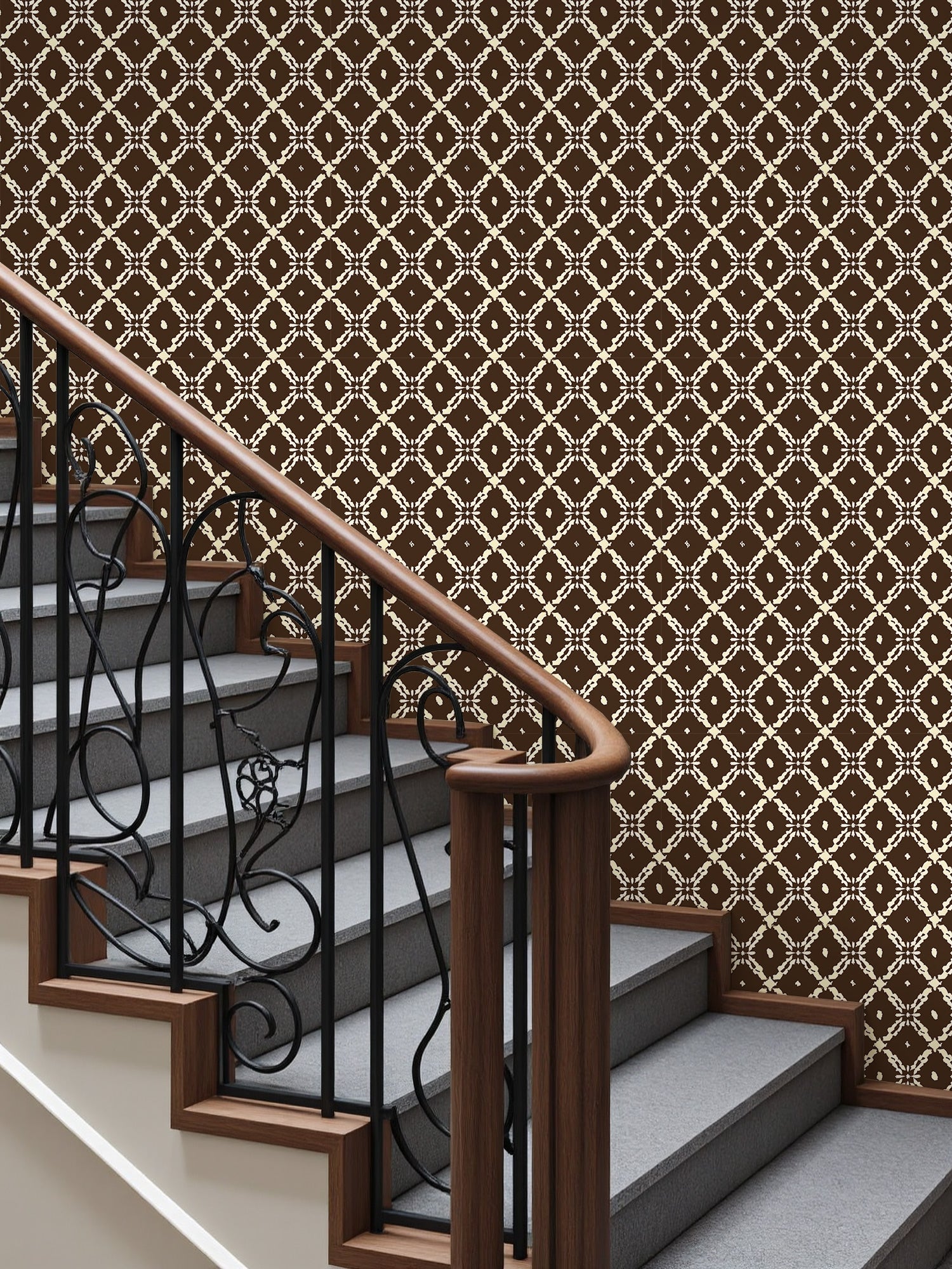 Walanz Woven Grid Peel And Stick Wallpaper – Self - Adhesive Vinyl Roll for Accent Walls