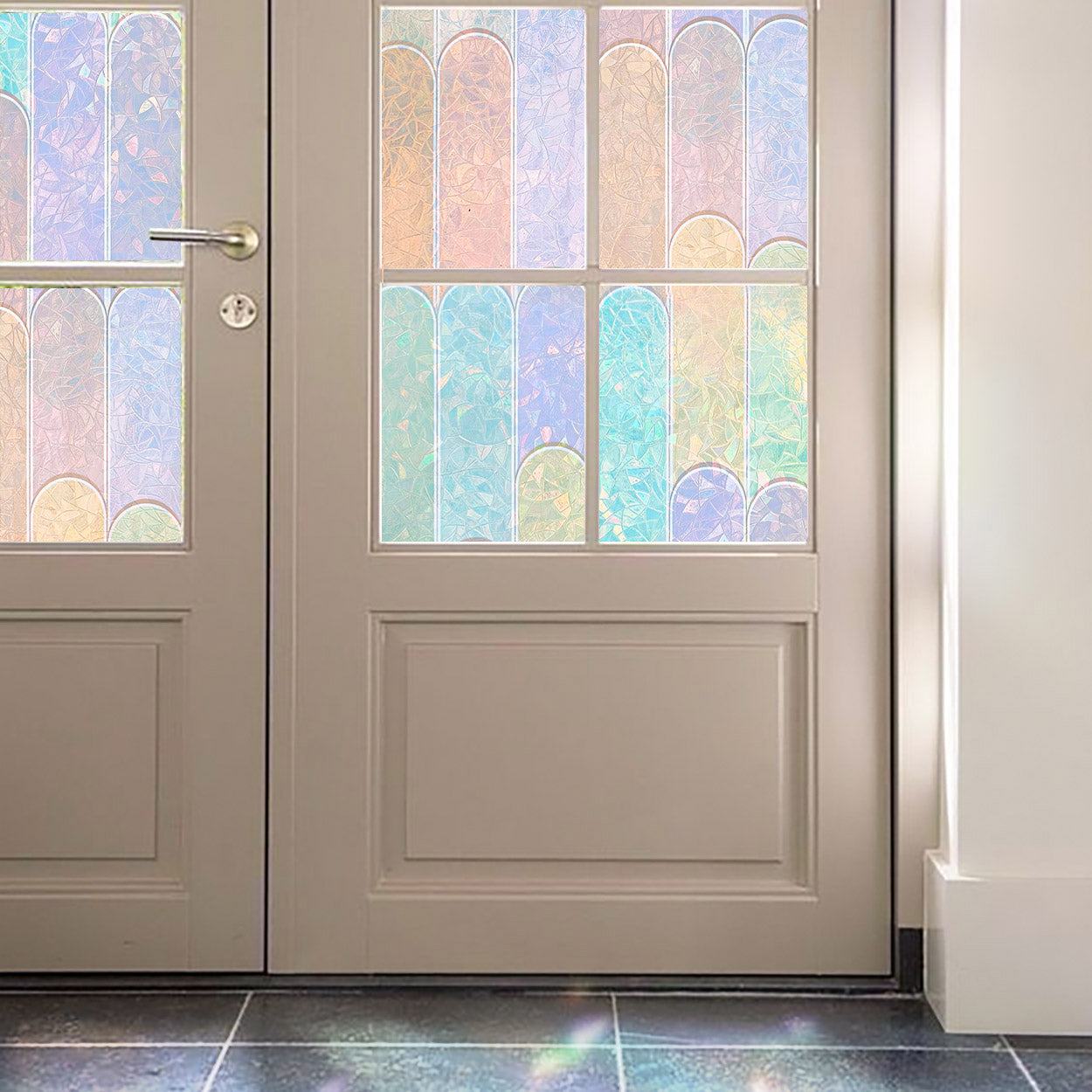 Laser Macaron Decorative & Privacy Window Film for Home Windows-Fancyfix