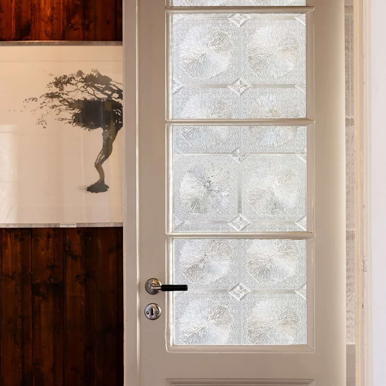 Leaf of Lotus Stained Glass Decorative Window Film