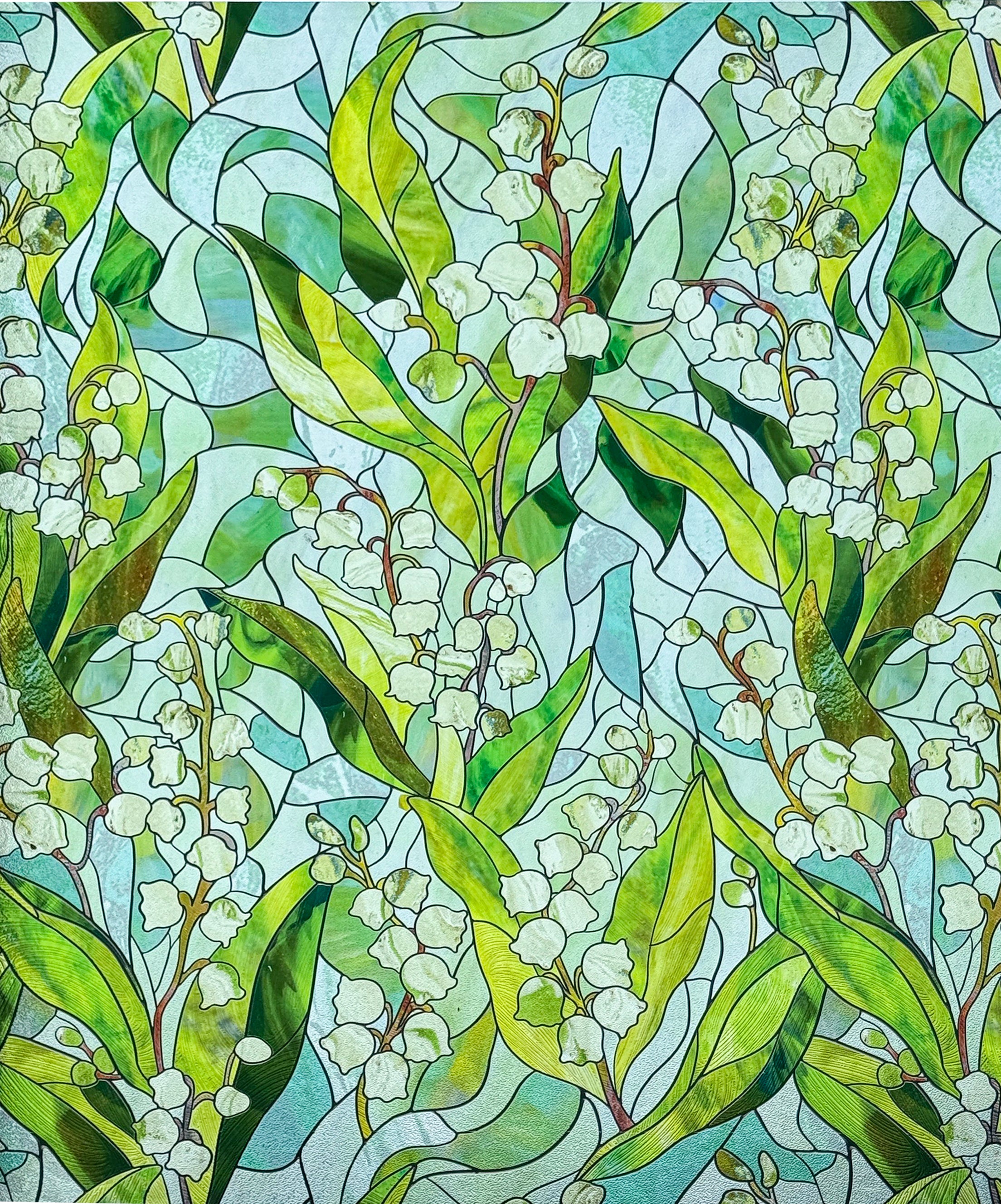 Film décoratif pour vitres en vitrail Westlight Charm