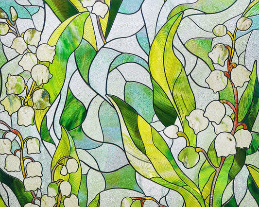 Ladder to Heaven Stained Glass Decorative Window Film