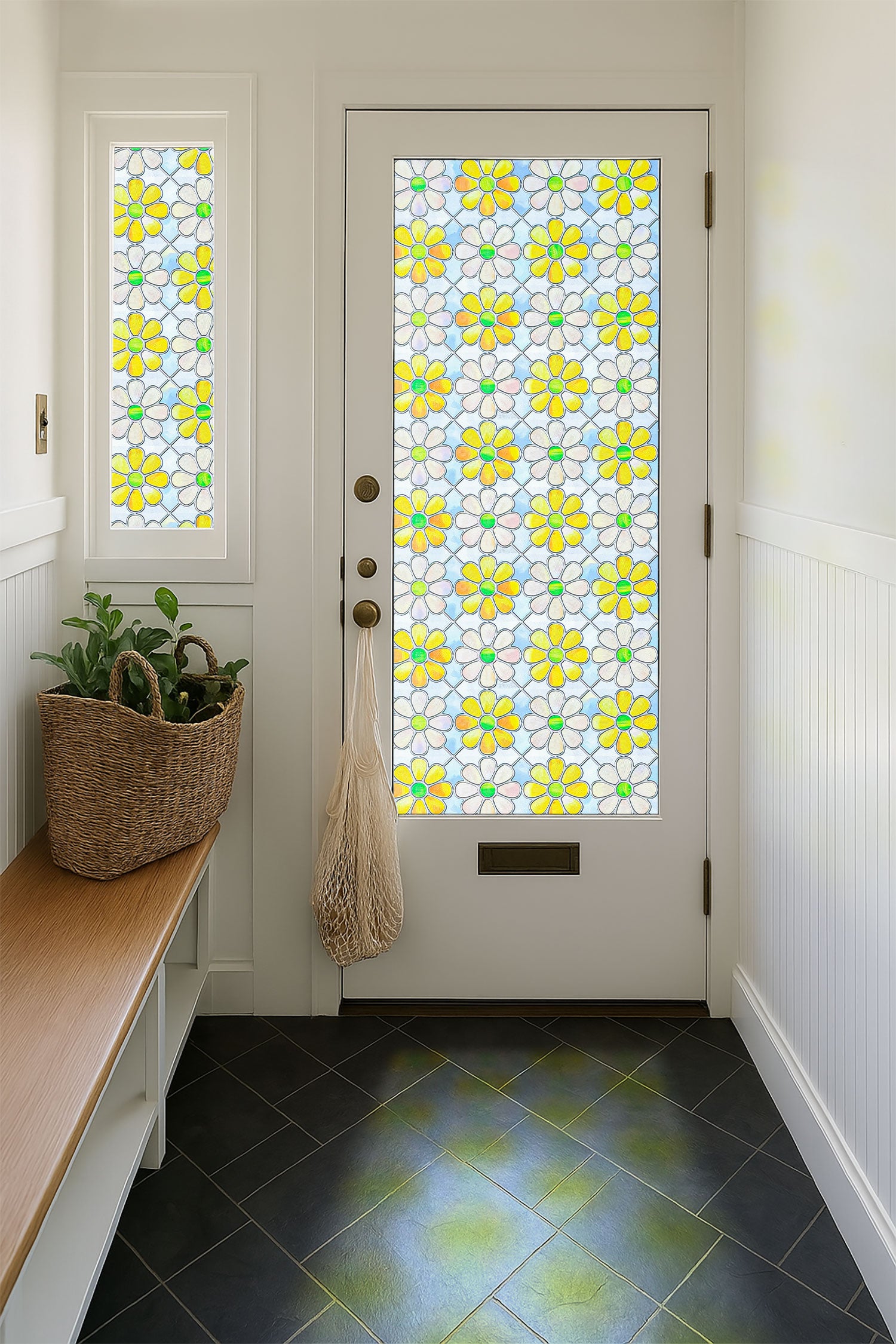 Film décoratif pour vitres teintées Blue Clover Glow