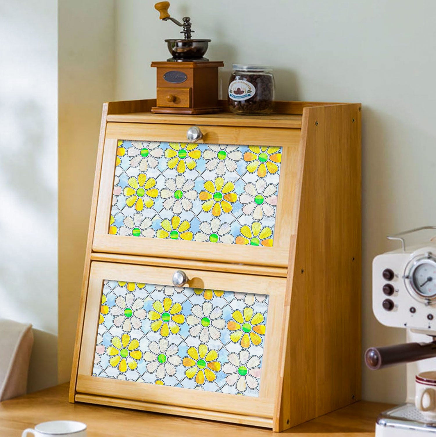 Film décoratif pour vitres teintées Blue Clover Glow