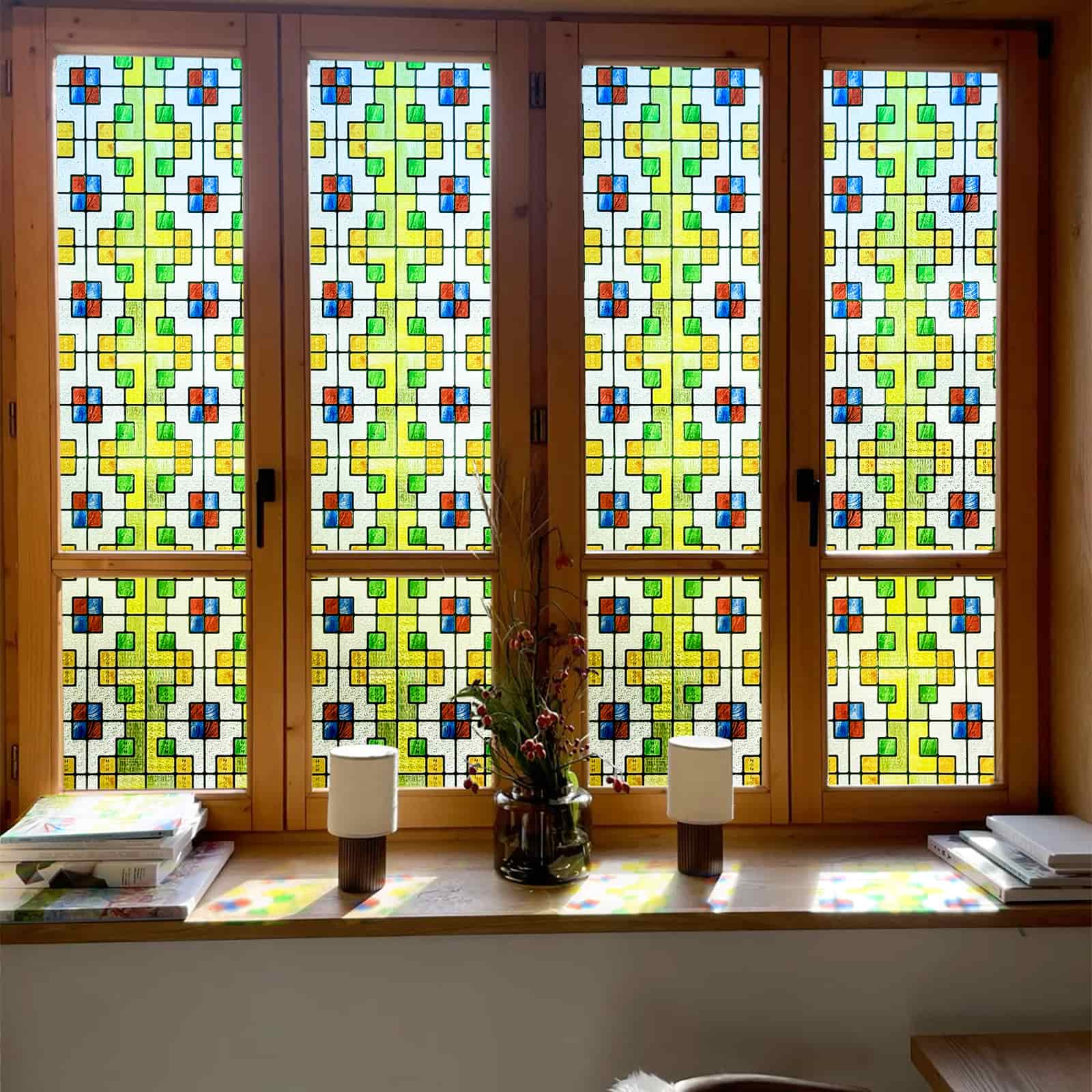 Magnolia Hall Stained Glass Decorative Window Film