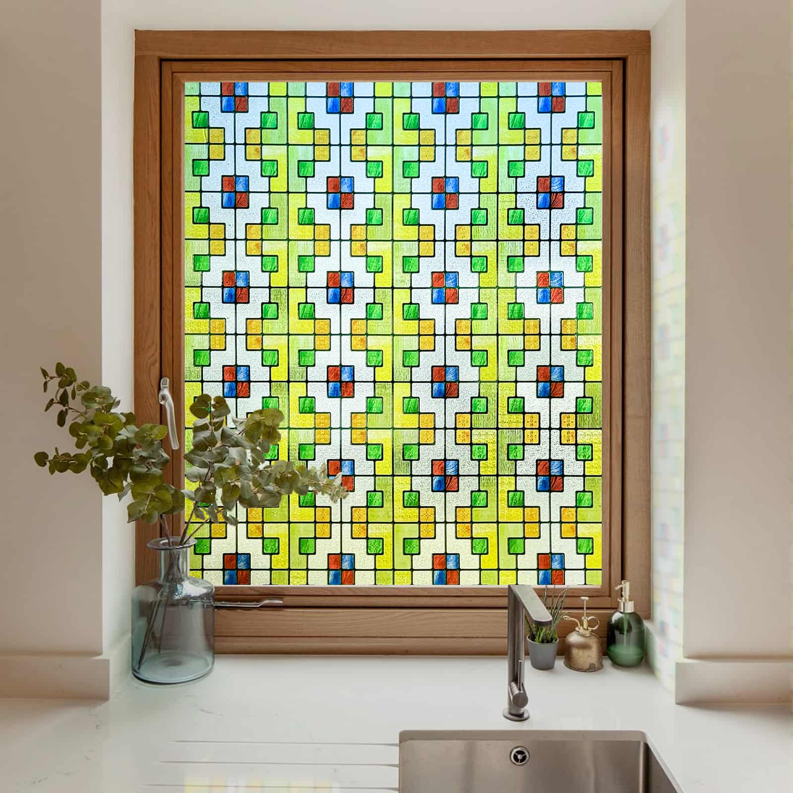 Magnolia Hall Stained Glass Decorative Window Film