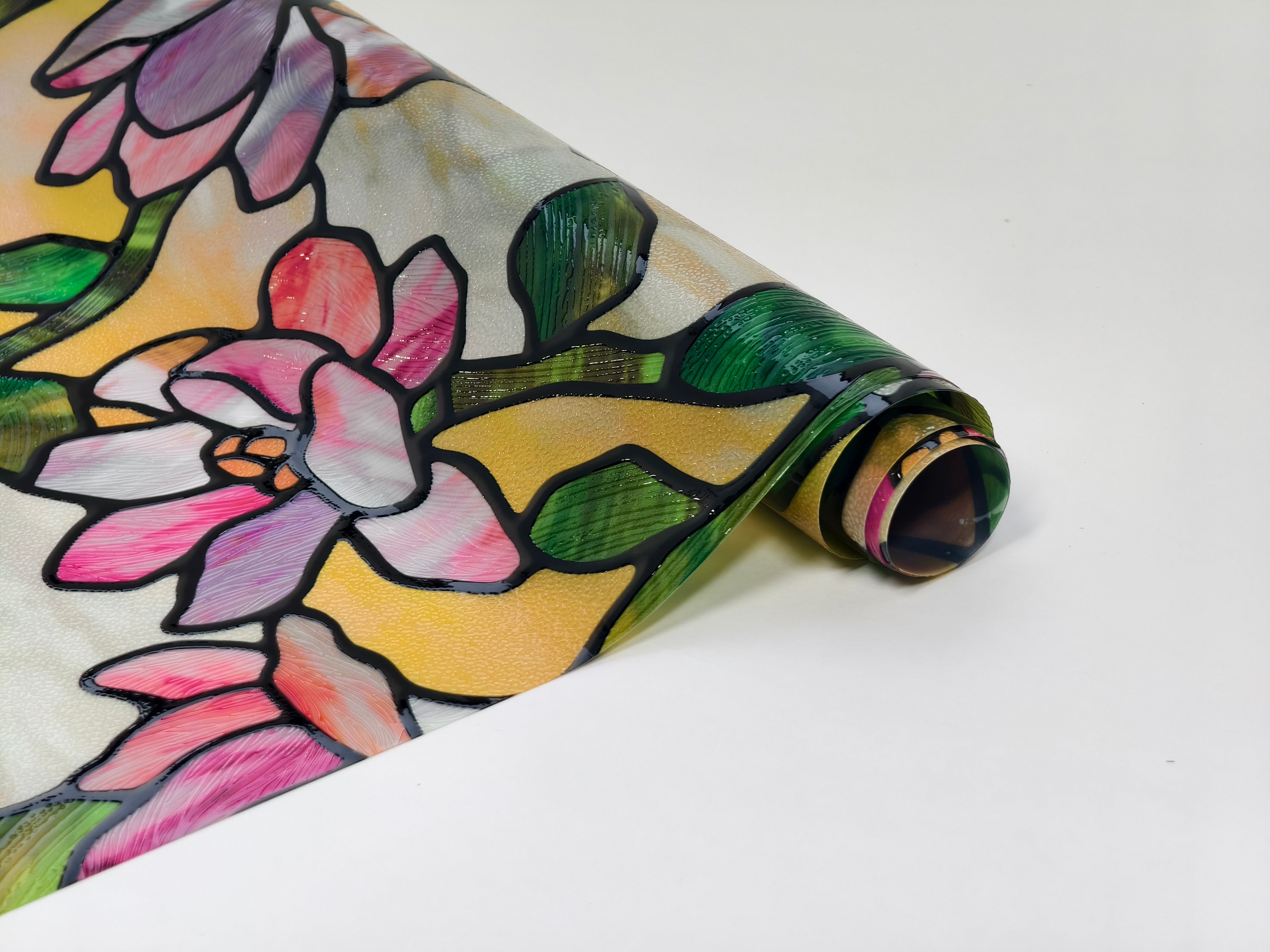 Film décoratif pour vitres teintées Blue Clover Glow