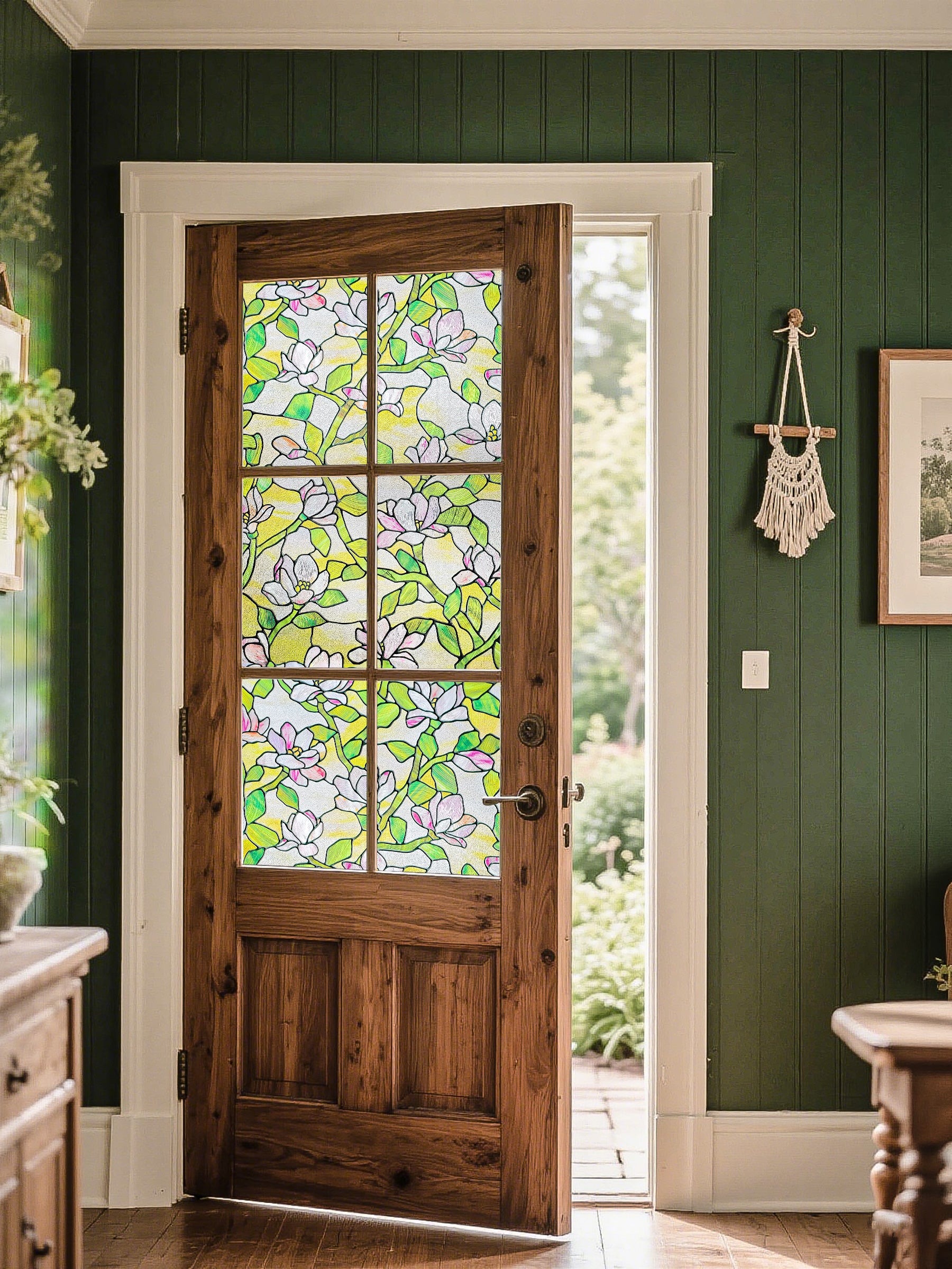 Film décoratif pour vitres teintées Blue Clover Glow