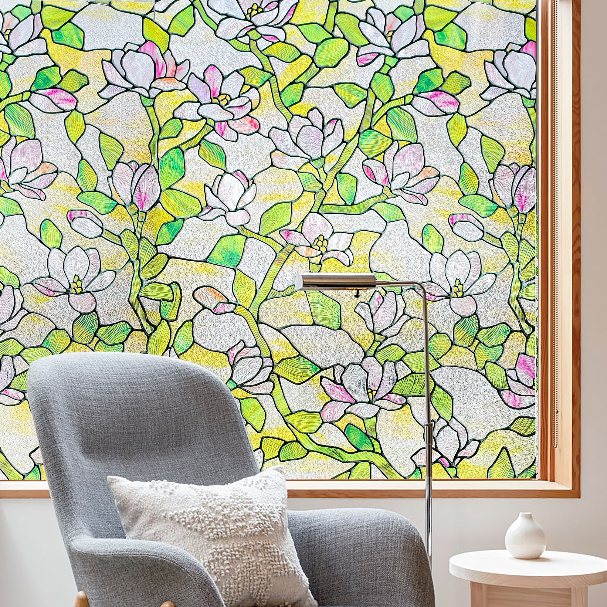 Film décoratif pour vitres teintées Blue Clover Glow