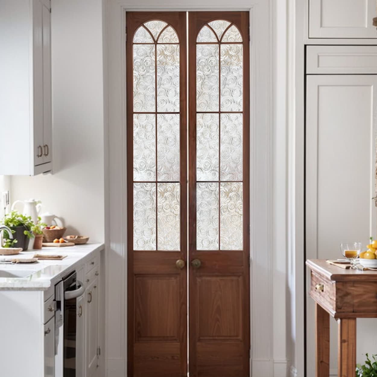 Sea of Flowers Stained Glass Decorative Window Film