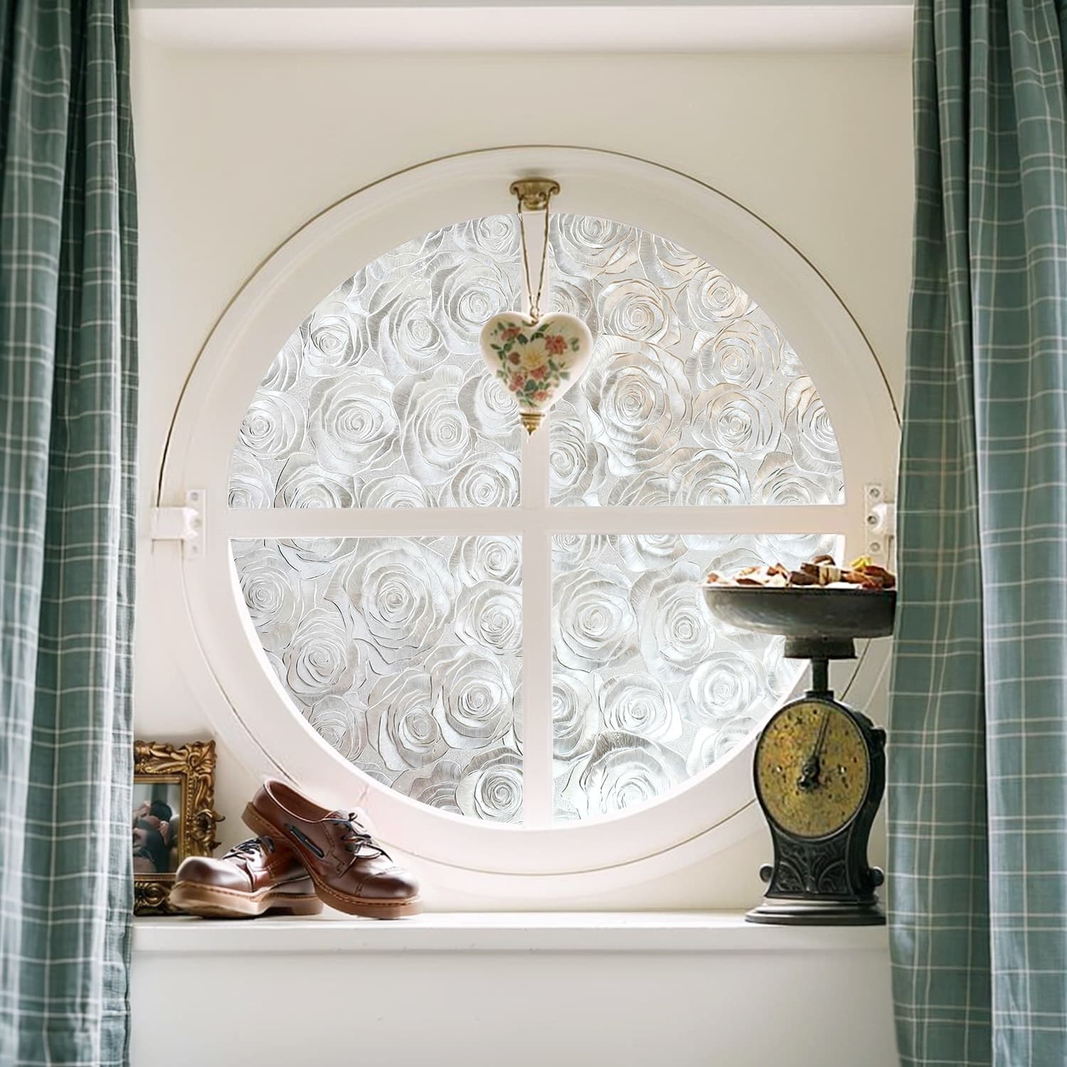 Sea of Flowers Stained Glass Decorative Window Film