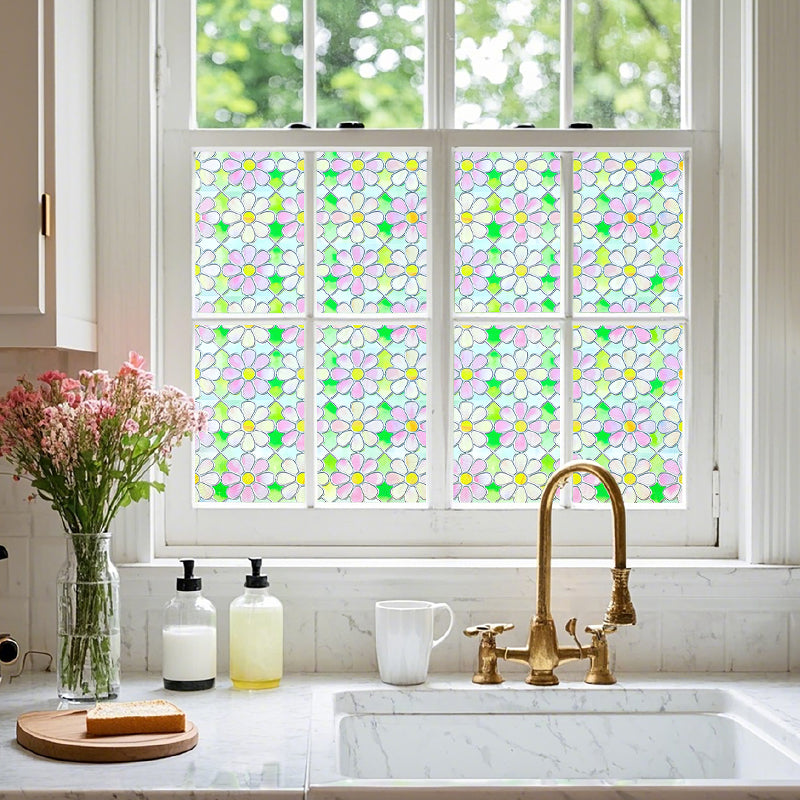 Film décoratif pour vitres teintées Blue Clover Glow