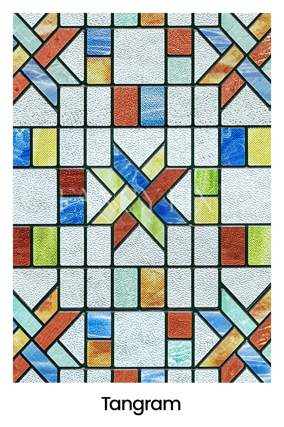 Film décoratif pour vitres teintées Blue Clover Glow