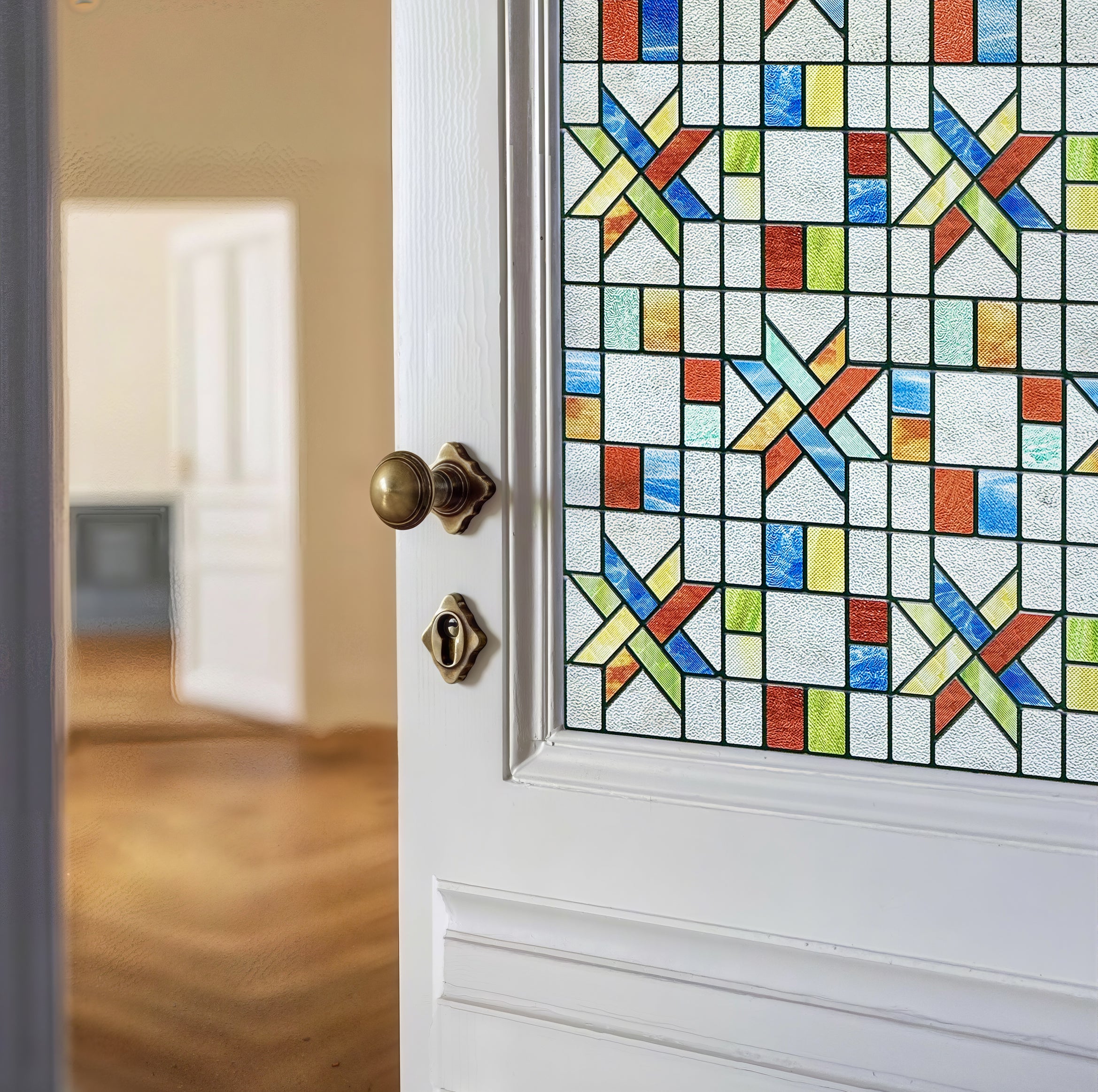 Film décoratif pour vitres teintées Blue Clover Glow