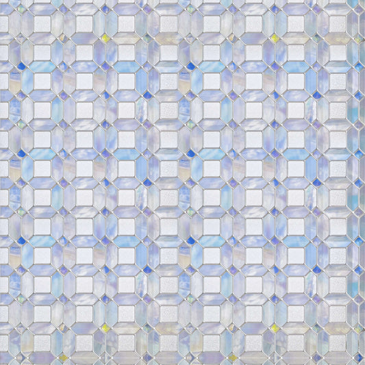 Tanzanite Stained Glass Decorative Window Film