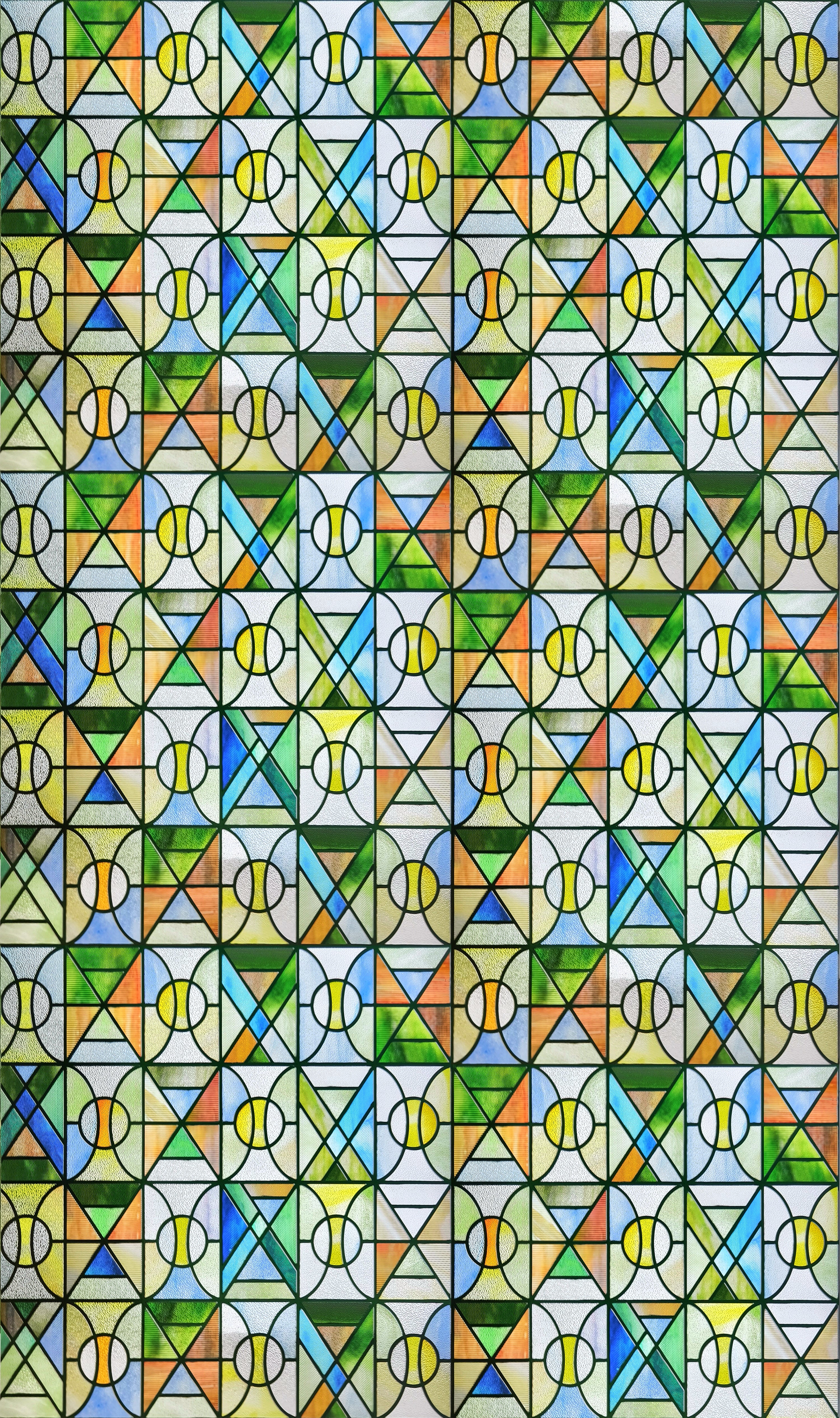 Film décoratif pour vitres teintées Blue Clover Glow