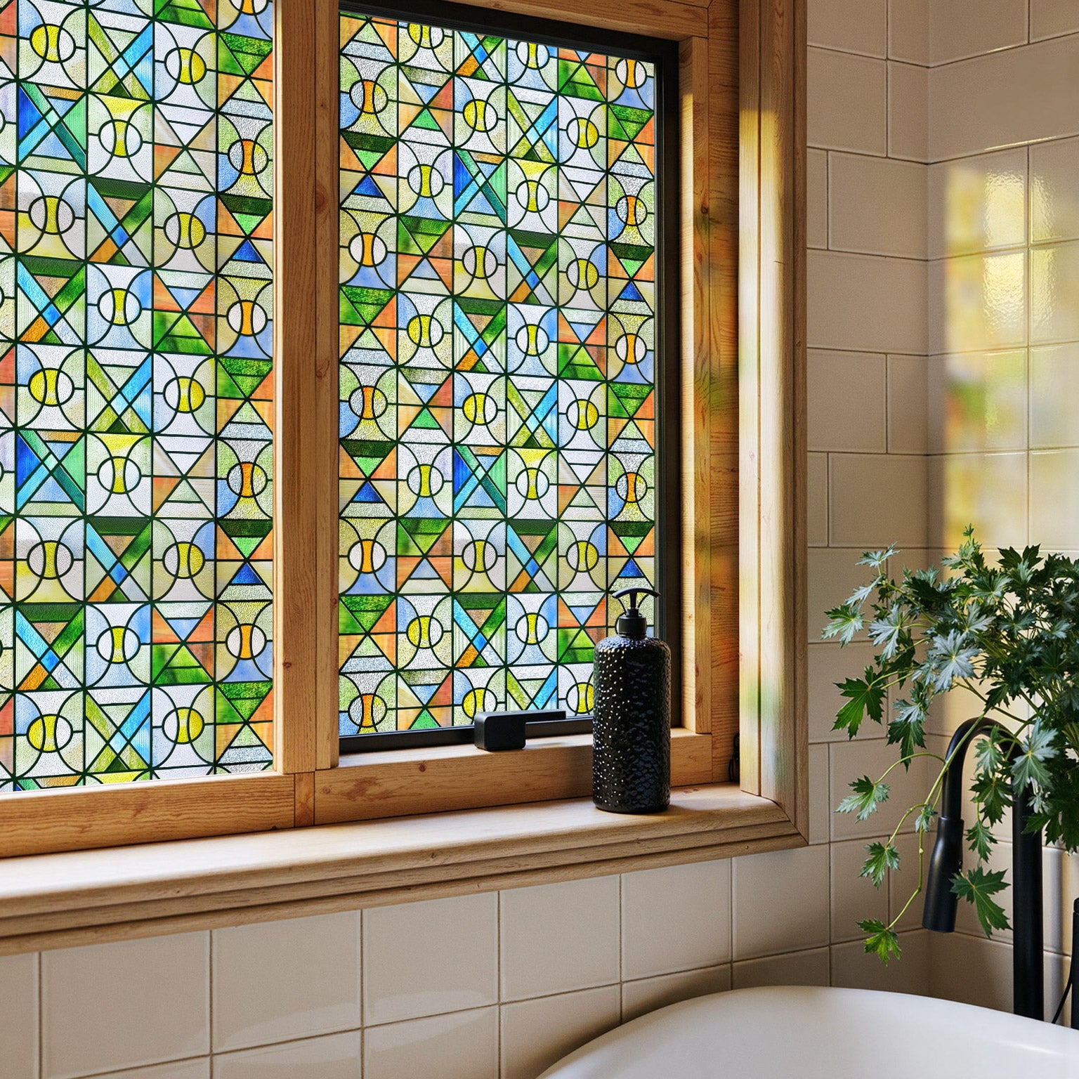 Film décoratif pour vitres teintées Blue Clover Glow