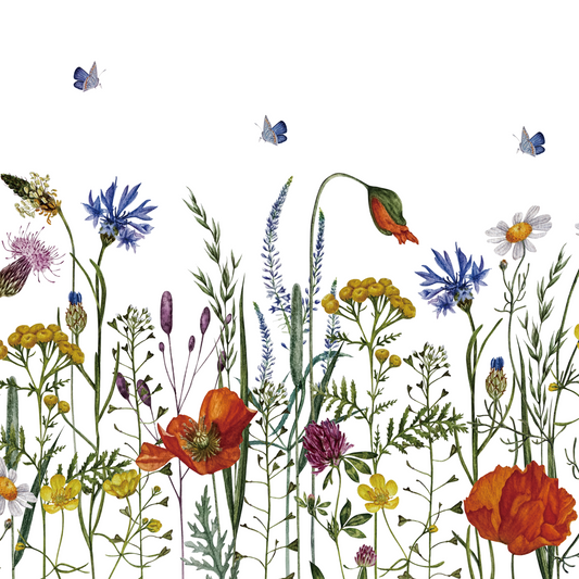 Wildflower Dream Stained Glass Decorative Window Film