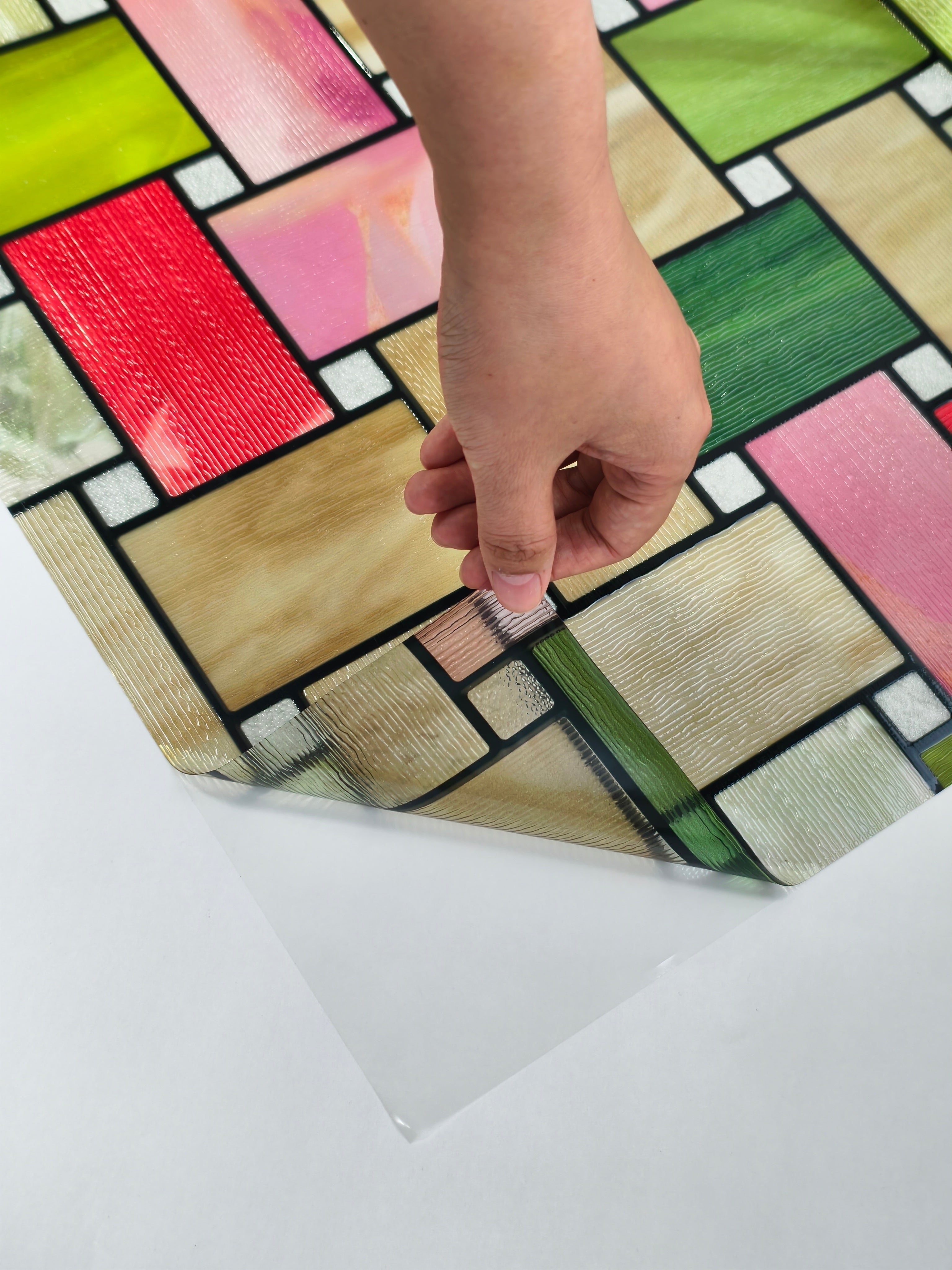 Film décoratif pour vitres teintées Blue Clover Glow