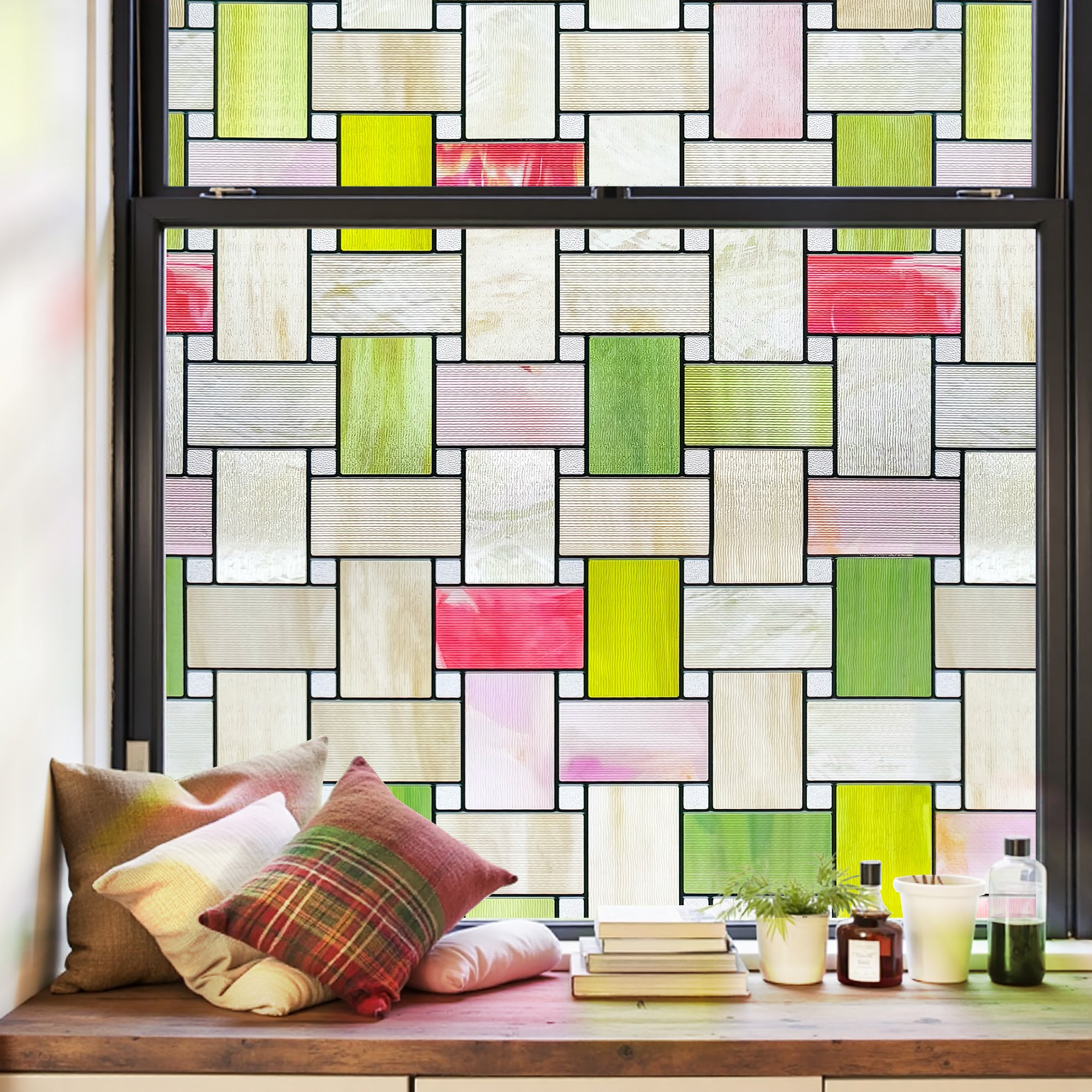 Film décoratif pour vitres teintées Blue Clover Glow