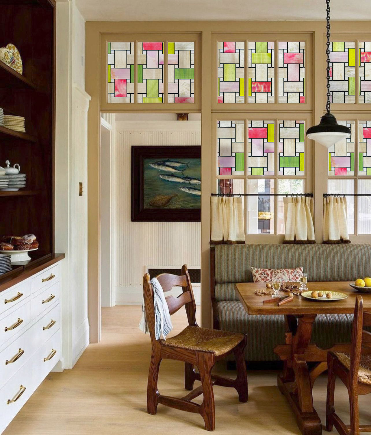 Film décoratif pour vitres teintées Blue Clover Glow