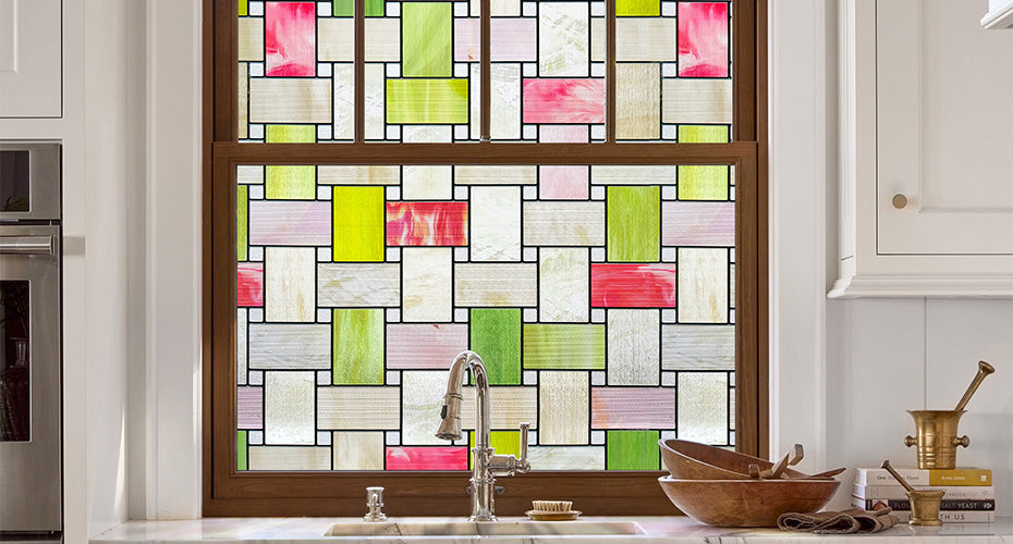 Film décoratif pour vitres teintées Blue Clover Glow