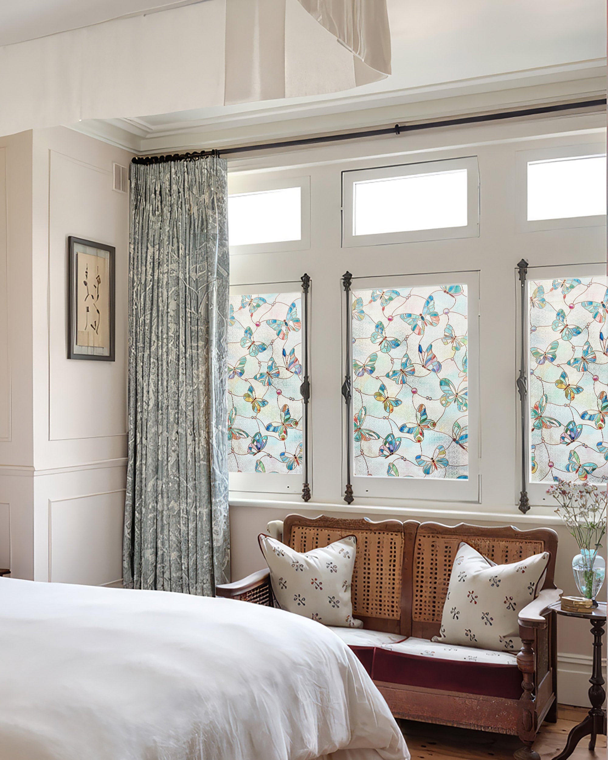 Film pour vitrail papillon