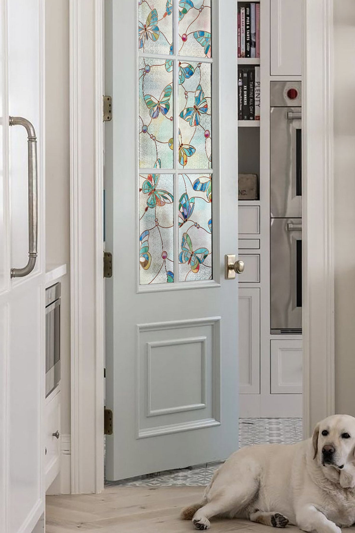 Film pour vitrail papillon