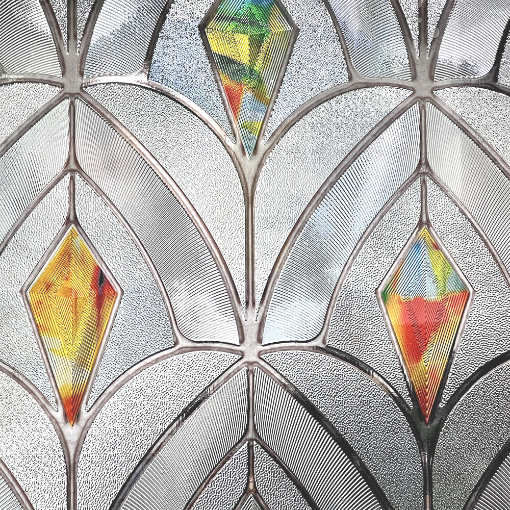 Peacocks Gemstone Stained Glass Decorative Window Film