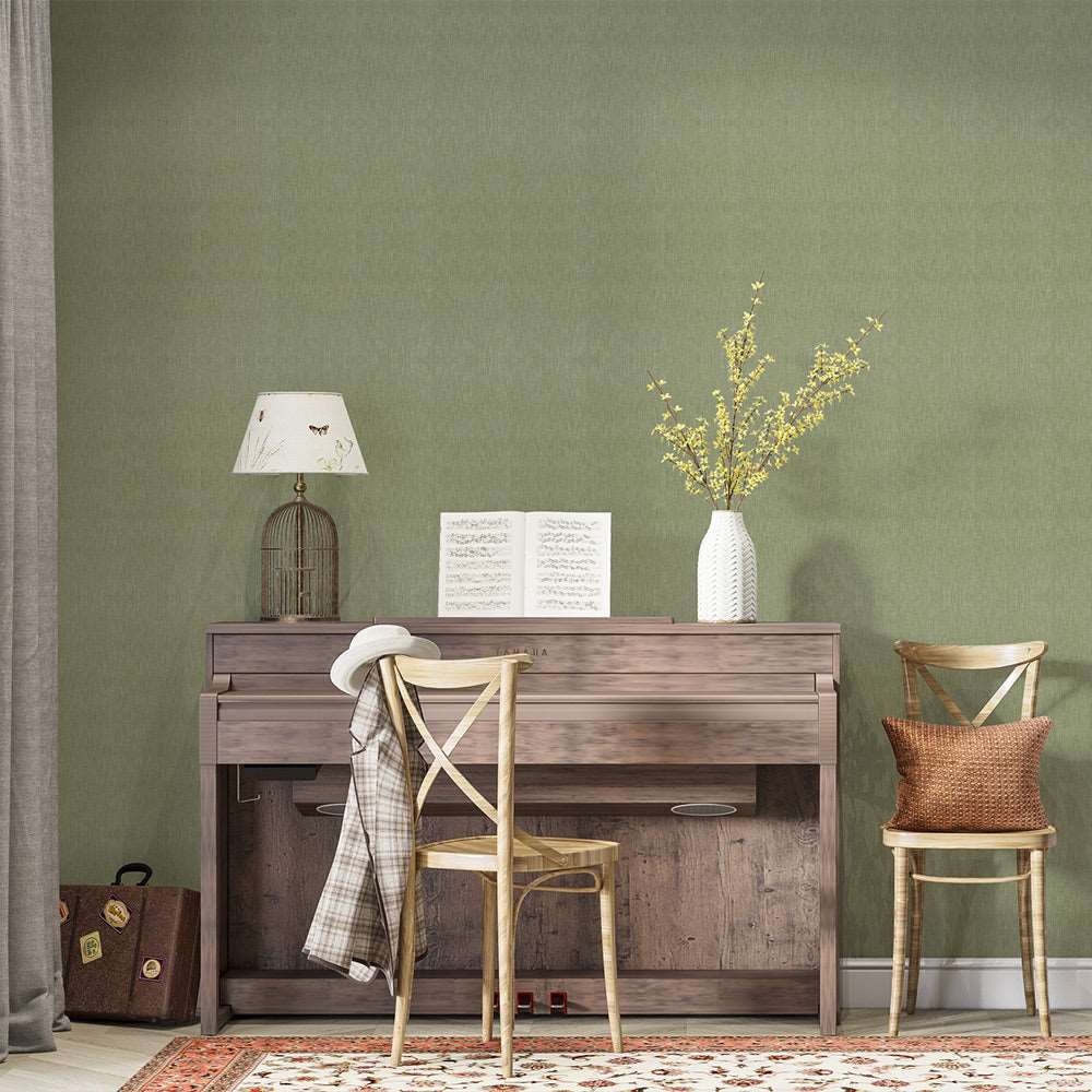 Green Fabric Wallpaper