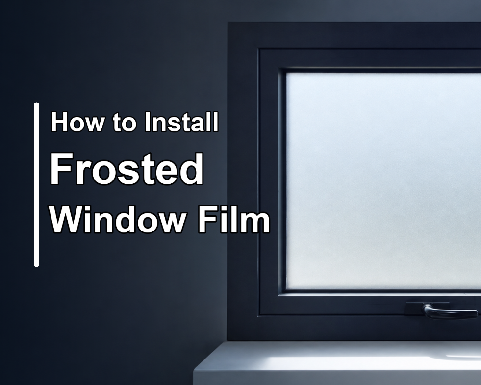how to install frosted window film video guide cover