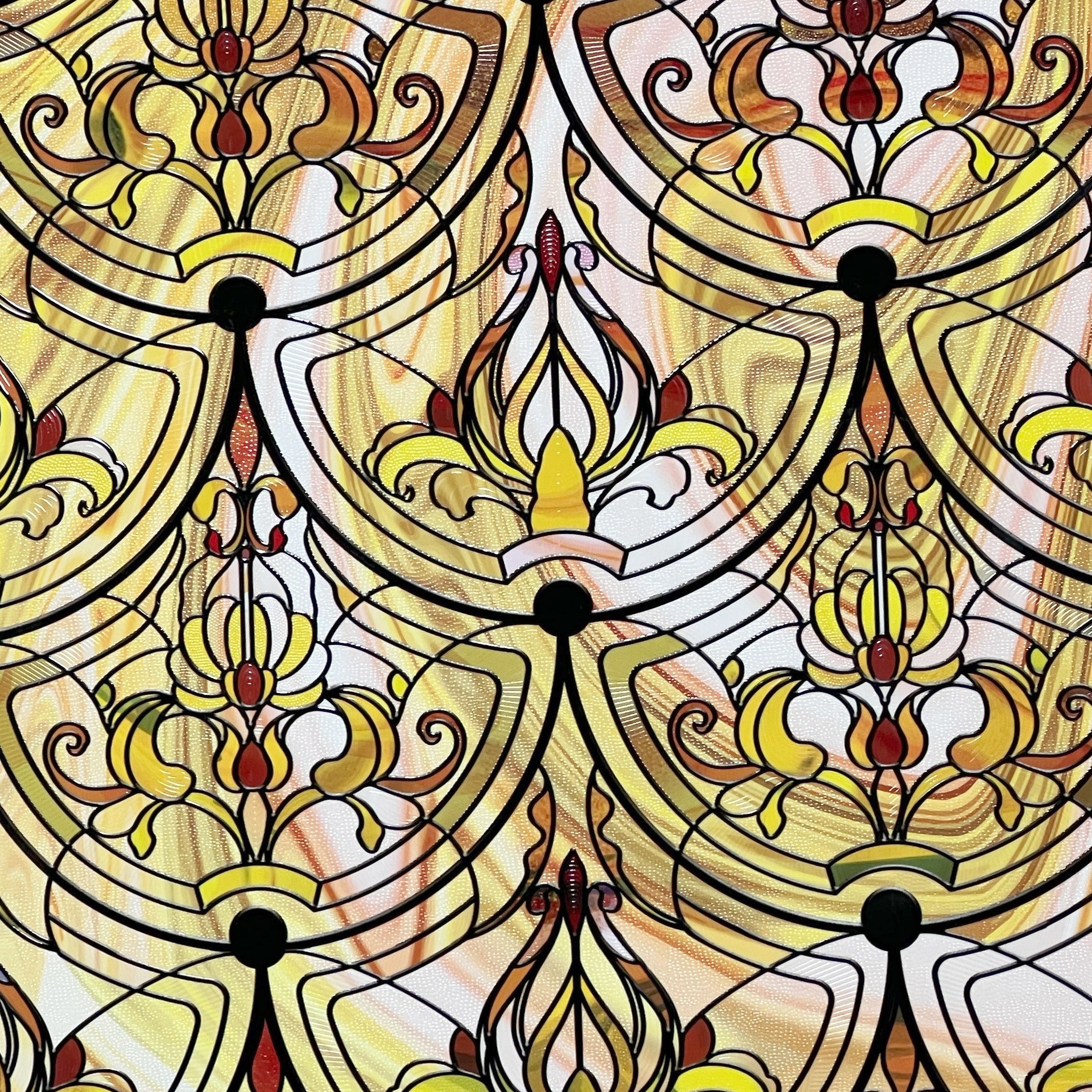 Ironwork Design Glass Accent Window Film