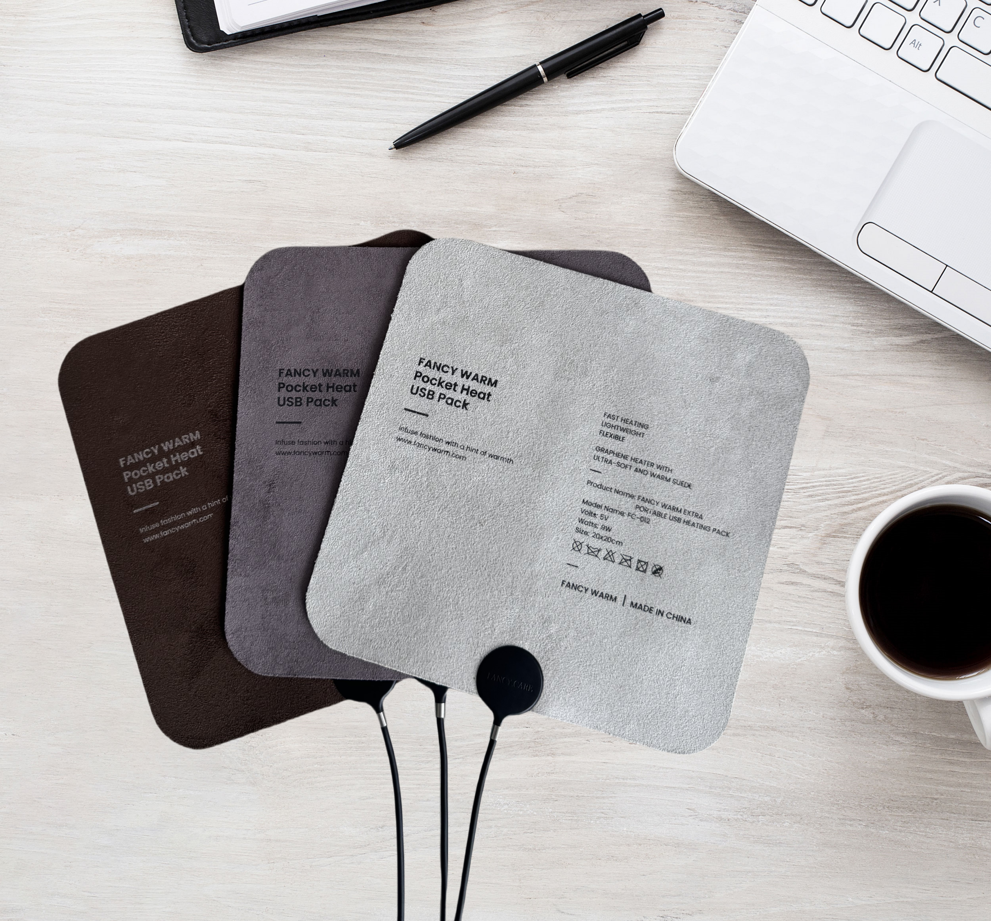 Portable Heating Pad 0.26lb Weighted | USB Heating Pad| Skin-Safe & Wear Over Clothes