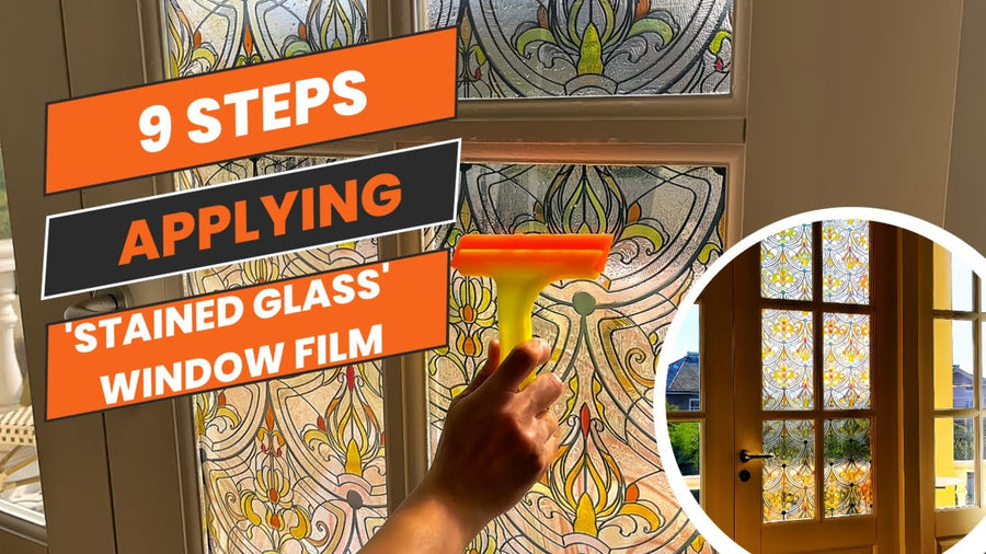 Window film installation video cover