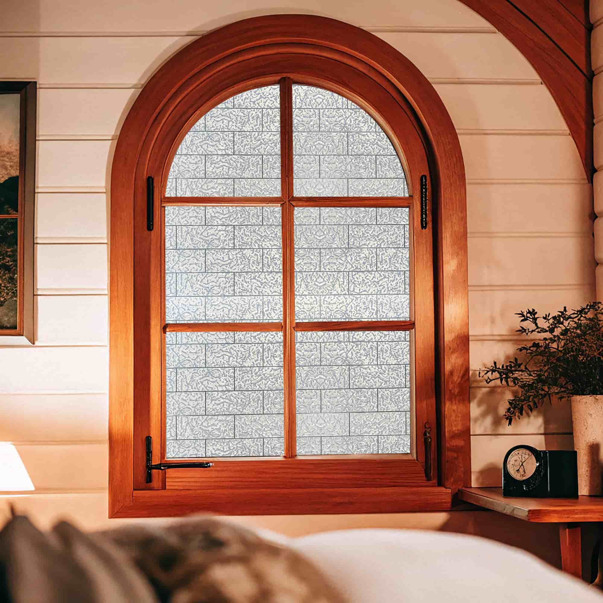 Película decorativa para ventanas con vitrales Victoria