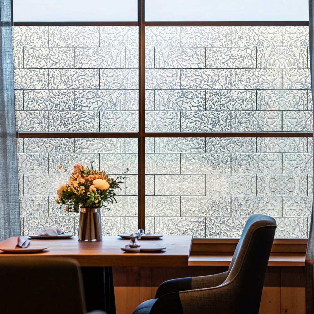 Película decorativa para ventanas con vitrales Victoria