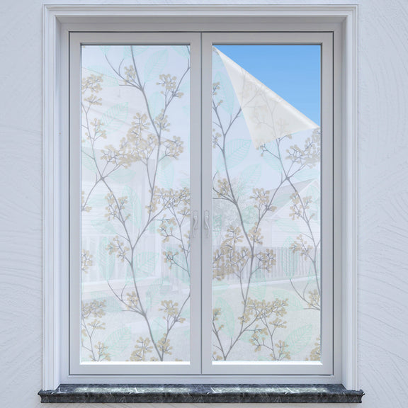 Fruit Tree Design Privacy Glass Window Film