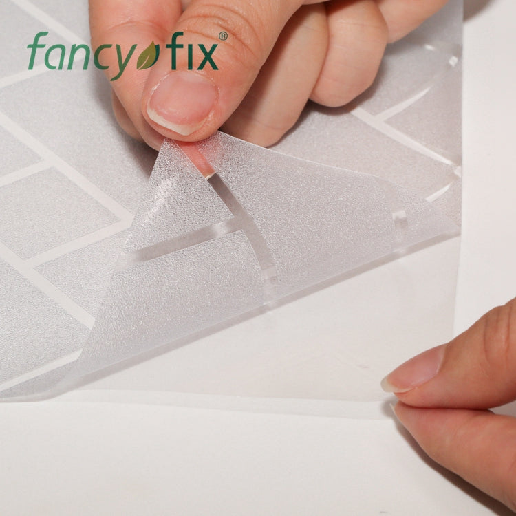 Brike Pattern Frosted Static Film for Windows